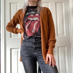 Brown cardigan